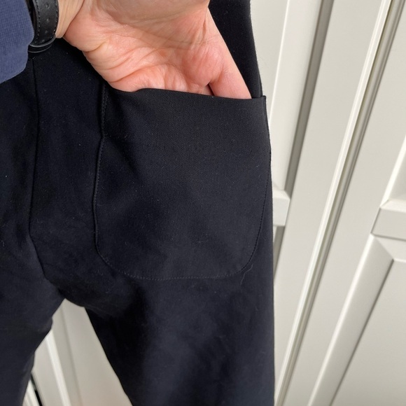 Vince Black Dress Pants Cotton Blend Size 6, Business casual, minimalist chic - Picture 4 of 12